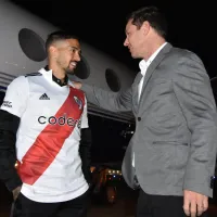 Lanzini llegó al país, se puso la de River y ya se realizó la revisión médica