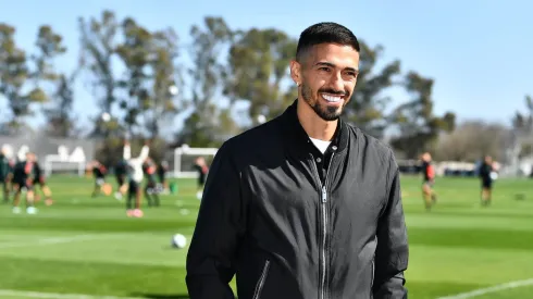 Lanzini pasó por el River Camp y se confirmó si viaja a Brasil