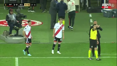 Facundo Colidio hizo su debut en River