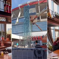 Se viene el estreno del nuevo restaurant, con ascensor y vista al campo de juego