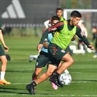 River entrenó en Ezeiza: alerta por Aliendro y el jugador que se recuperó