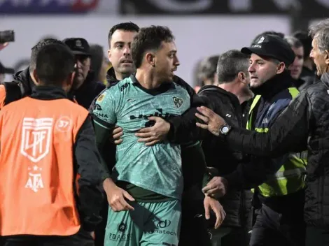 Papelón: Benedetto agredió a Nahuel Gallardo luego de la derrota de Boca en Junín