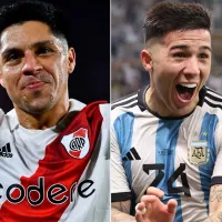 La increíble foto de Enzo Pérez que enloqueció a Enzo Fernández