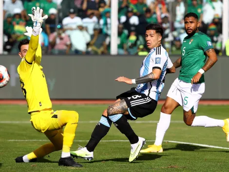 Golazo y partidazo de Enzo Fernández en la altura de La Paz