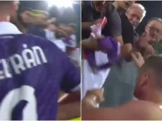 Lucas Beltrán tuvo un destacado gesto con hinchas de River en el partido de la Fiorentina