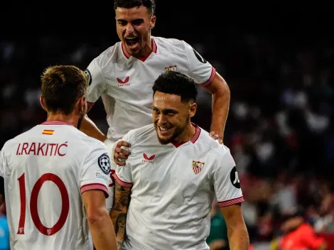 De River al mundo: Ocampos marcó en el empate del Sevilla en Champions