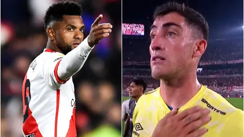 Borja se trenzó con el arquero de Atlético Tucumán y casi termina a las piñas.