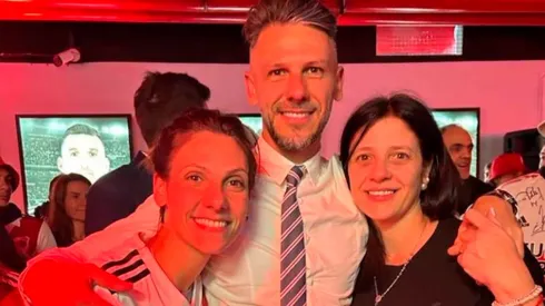 Micho junto a Georgina y Fabiana.