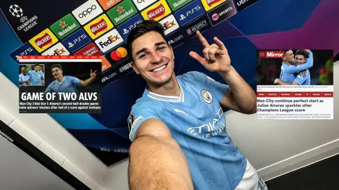 Julián Alvarez fue nominado como mejor jugador de septiembre