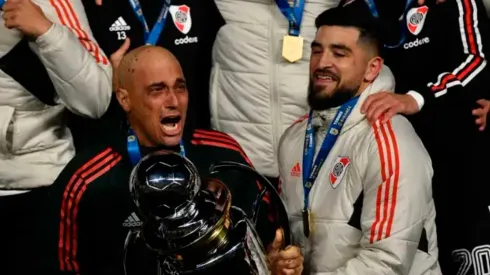 Diego Riberi junto a Elías Gómez.