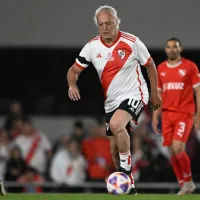El Beto Alonso volvió a jugar en el Monumental y emocionó a todos