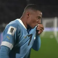 De La Cruz marcó un golazo y fue figura en el triunfo de Uruguay frente a Brasil