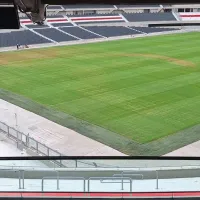 Así está el campo de juego del Monumental a 24 horas del clásico contra Independiente
