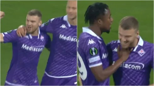 Beltrán anotó sus primeros dos goles con la Fiorentina