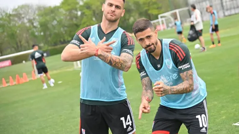 Leandro González Pirez y Manu Lanzini.