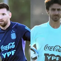 Directo al corazón de River: Messi a los pases con Aimar