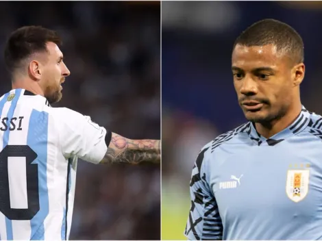 El guiño de Messi a De La Cruz tras el triunfo de Uruguay
