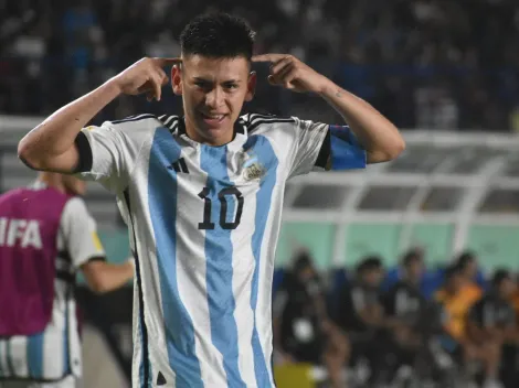 Selección Argentina Sub 17 vs. Venezuela: canal de TV, horario y formaciones con el Diablito Echeverri