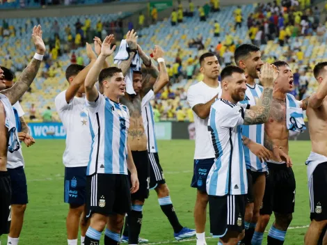 El festejo desaforado de Enzo y Julián en el Maracaná