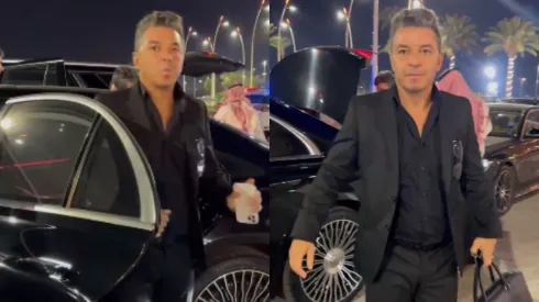 Rodeado de lujos: la curiosa llegada de Gallardo al partido del Al Ittihad