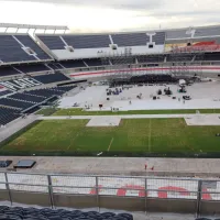 Así quedó el campo de juego del Monumental tras los recitales