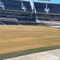 Comenzó la restauración del césped del Monumental: ¿cuándo estará en óptimas condiciones?
