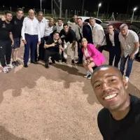 Con el fin de semana libre, De La Cruz viajó a Brasil y Uruguay con su familia