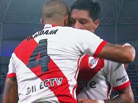 A pura emoción: el abrazo de Maidana y Enzo Pérez y una ovación inolvidable de los hinchas de River