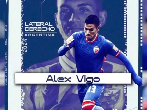 Alex Vigo fue presentado en Talleres: ¿en cuánto lo vendió River?