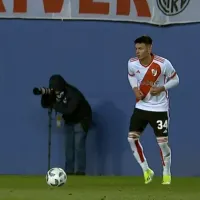 Franco Mastantuono debutó en River con un gran nivel y casi clava un golazo