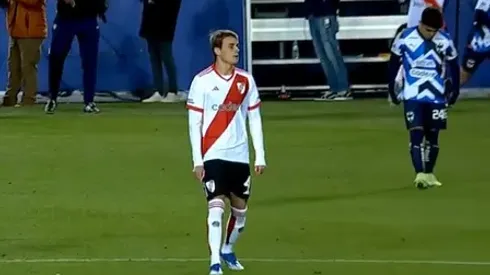 Fonseca y sus primeros minutos con la camiseta de River.
