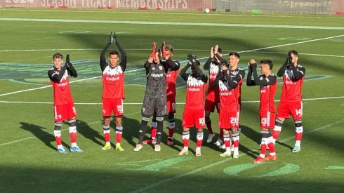 River jugó su último amistoso de pretemporada ante Pachuca.