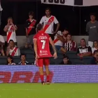 El provocador gesto de Santiago Montiel a la tribuna de River
