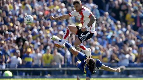 River le ganó a Boca en el último duelo jugado entre sí, en La Bombonera
