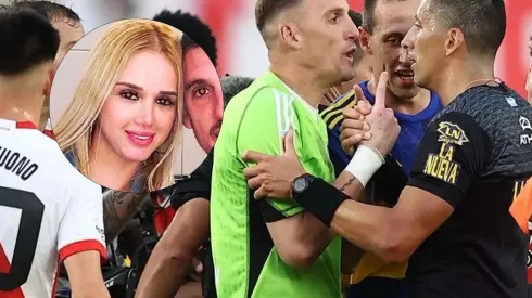 La esposa de Armani explotó contra Lema.