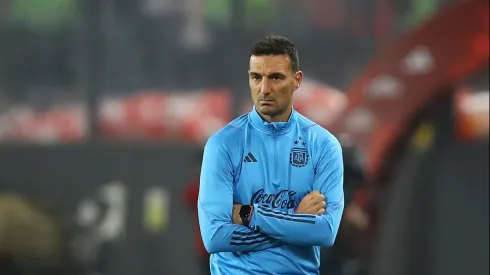 Scaloni citó a un jugador de River. (Foto. Getty.