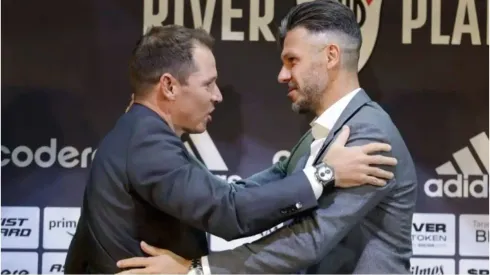 Jorge Brito respaldó a Martín Demichelis.