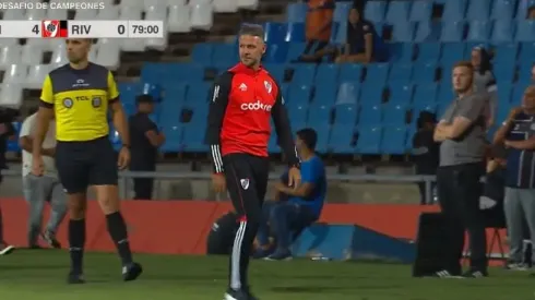 Demichelis se fue enojado por la actuación de River en Mendoza.