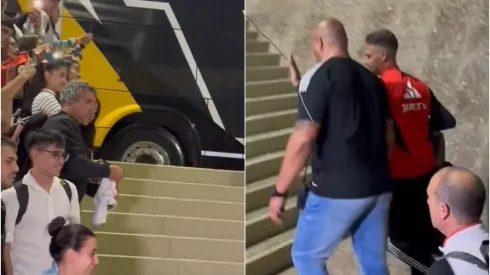 El apoyo de los hinchas mendocinos para Martín Demichelis.