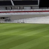 ¿Cómo está el campo de juego del Estadio Monumental?