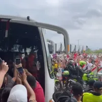 El espectacular recibimiento para los jugadores de River en Cúcuta