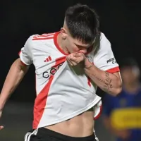 El debut de Franco Mastantuono en Reserva: dueño del ataque de River y gol a Boca