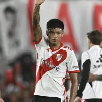 Agustín Ruberto volvió a jugar en River después de dos meses y recibió un mimo de Martín Demichelis