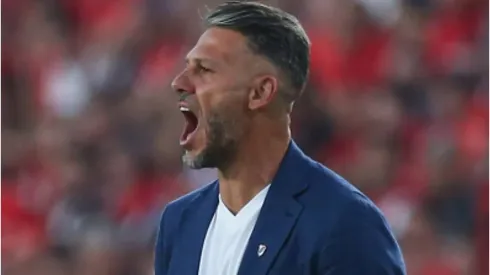 El DT de River comienza a preparar el partido con Nacional.