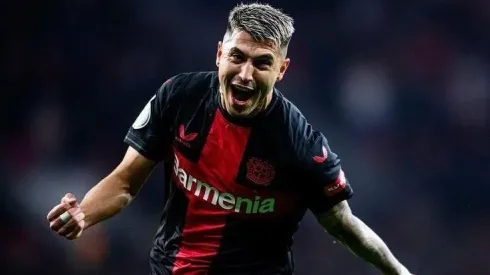 Exequiel Palacios gritó campeón.