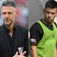 Martín Demichelis explicó por qué sacó a Claudio Echeverri en el superclásico