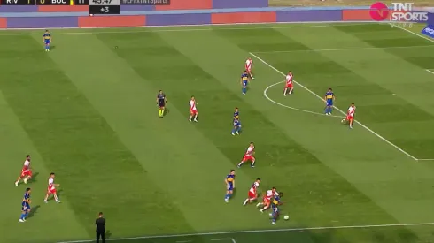 Así había quedado parado River en el empate de Boca.