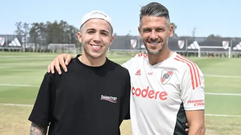 Enzo Fernández y la banca para el técnico de River.