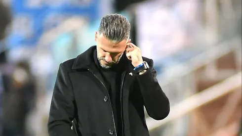 Demichelis, cabizbajo: River jugó mal y quedó eliminado con Temperley. Ahora se viene Argentinos. Foto: Getty.