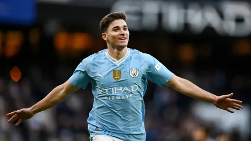 Julián Álvarez viene de ganar la Premier League con Manchester City. (Foto: Getty).